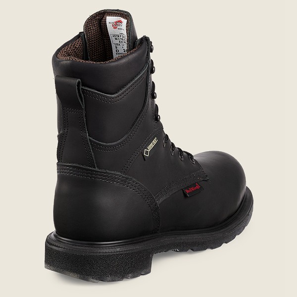 Red Wing Safety Boots Supersole® 2.0 - 8-inch Insulated Waterproof Csa Toe - Black - Mens UCI976145